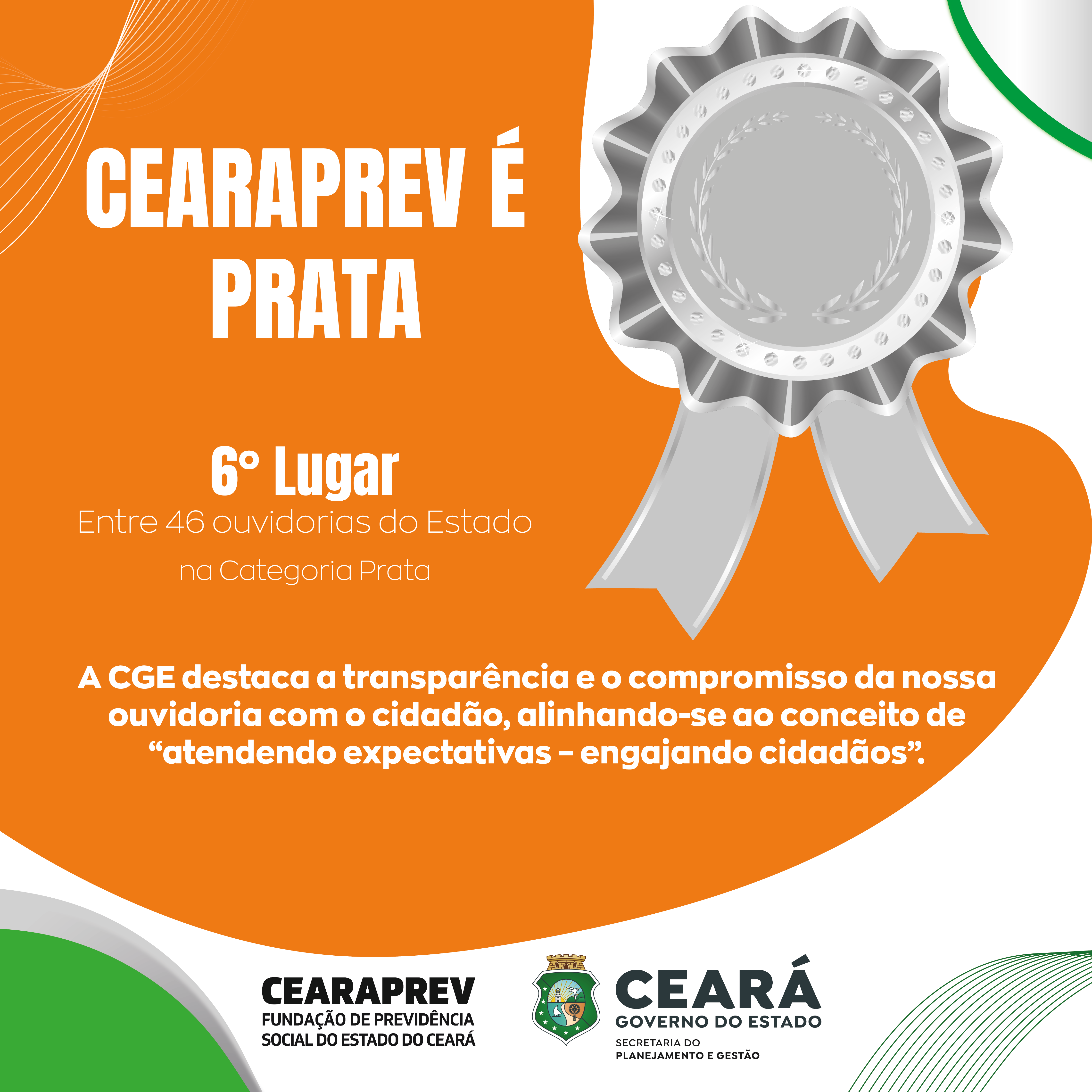 Cearaprev conquista Categoria Prata em avaliação estadual de ouvidorias