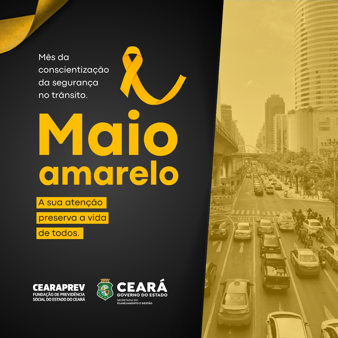 Maio Amarelo: No trânsito, escolha a vida.